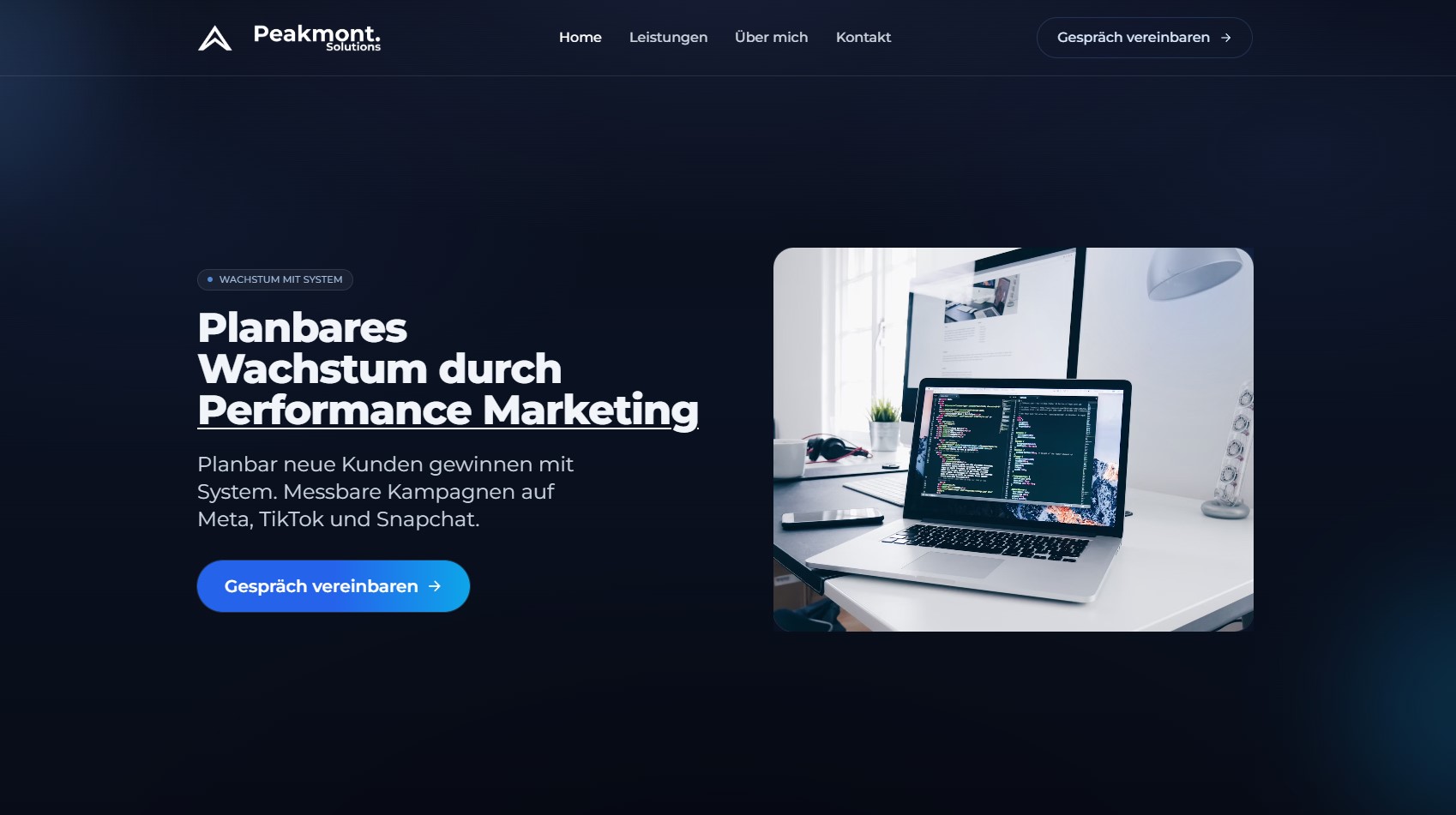Peakmont Solutions Website Preview
